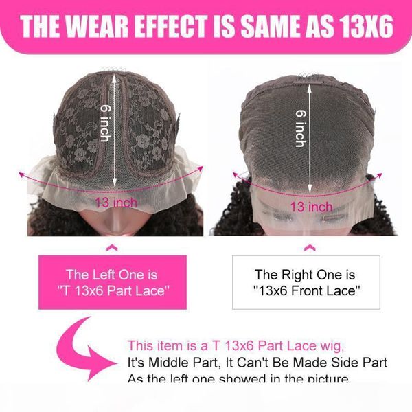 

yyong 1x4 & 13x1 hairline 6x1 ine lace wig brazilian lace front human hair wig remy deep wave transparent wigs 32 inch, Black;brown