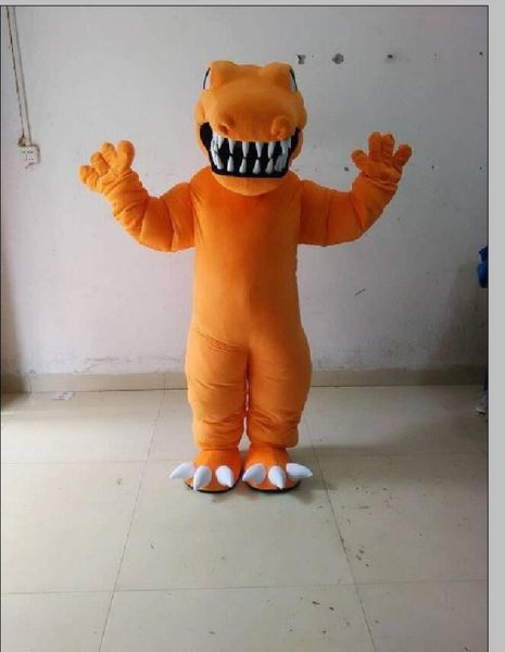 

2019 dinosaur mascot costume tyrannosaurus costume, Red;yellow