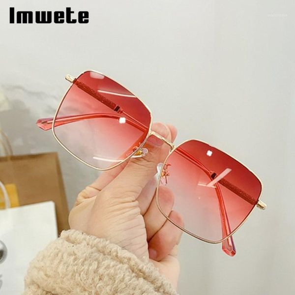 

imwete fashion sunglasses women classic brand sun glasses men uv protection eyewear streetwear outdoor goggles1, White;black