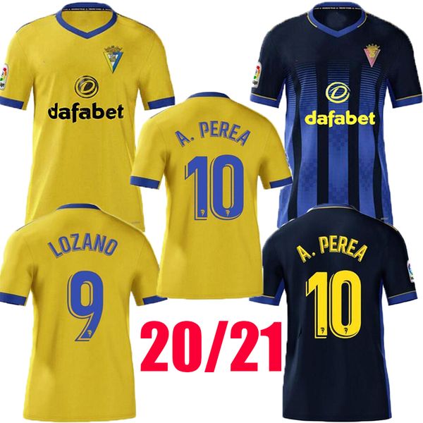 

2020 2021 cadiz soccer jerseys cadiz cf camisetas de futbol lozano alex bodiger juan cala camiseta a liga men football shirt, Black