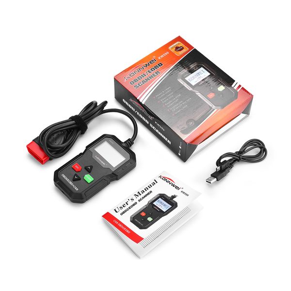 

2020 obd diagnostic tool konnwei kw590 car code reader automotive obd2 scanner support multi-brands cars&languages ing