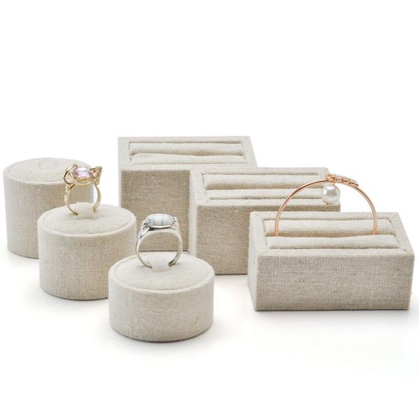 

linen insert bangles display holder ring display stand jewellery stand ring rack bangle showcase, Pink;blue