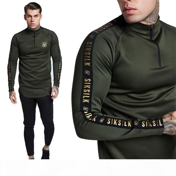 

autumn spain shirts men siksilk long sleeve t shirt men sweatshirts hip hop streetwear sik tshirt silk silk sweatshirt x0923, White;black