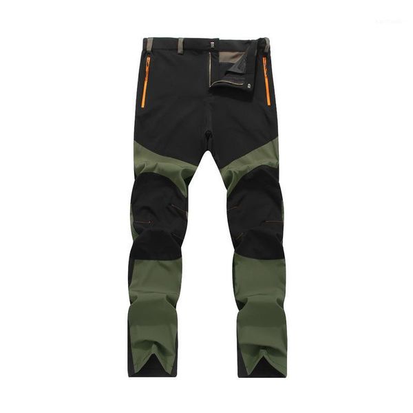 

outdoor pants hiking fishing men camping skiing trousers thin ultra-light quick-dry stretch breathable hunting trousers1, Black;green