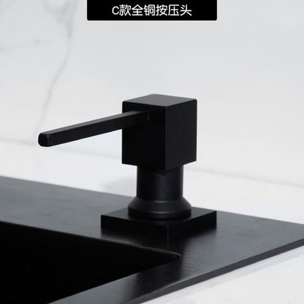 

черная кухонная раковина мыла дозатор abs пластик, построенный в лосьонную насос пластиковая бутылка для ванной комнаты и кухонные жидкие мы