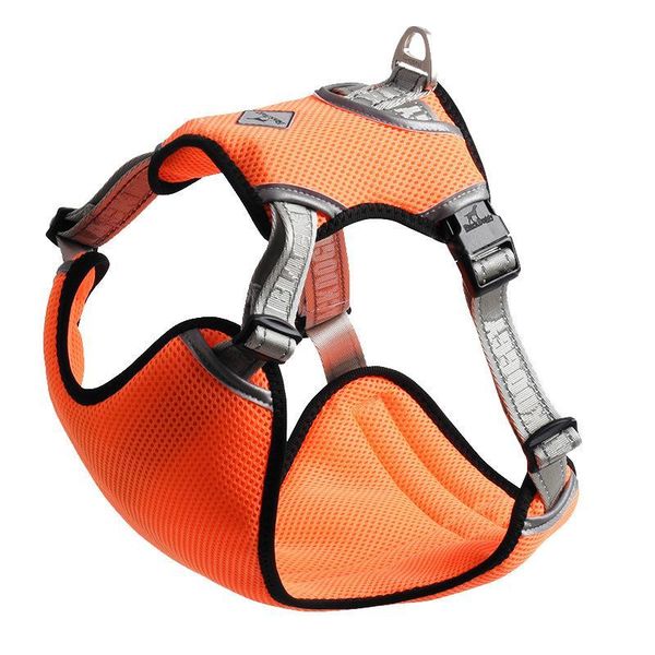 

pet harness vest-style chest strap cooling and breathable outdoor chest strap adjustable size medium and large dogs s-l