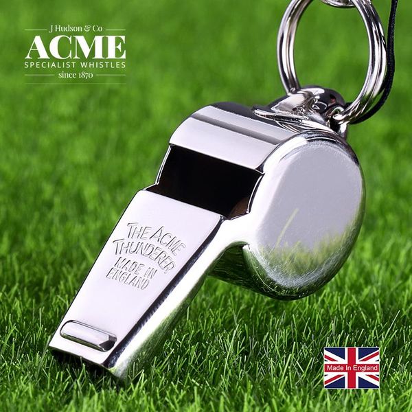 

other sporting goods acme 60.5 referee coach solid metal training whistle basketball volleyball league cheerleading tool with laser engravin