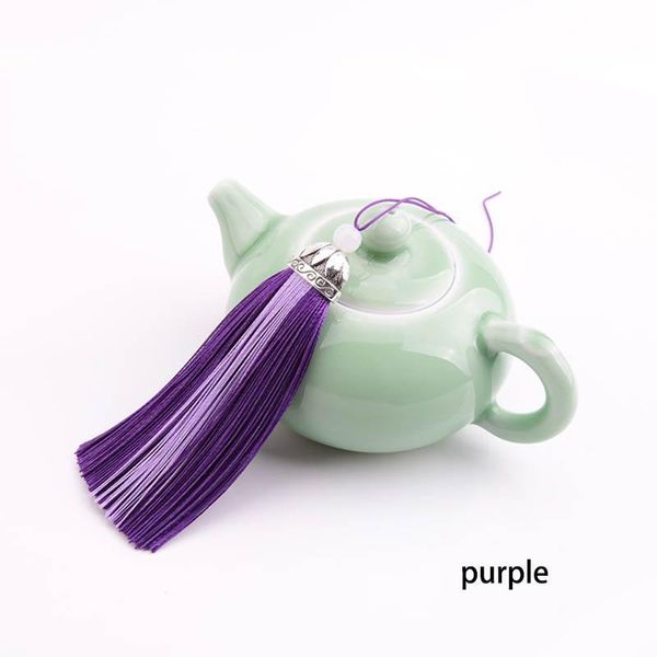 

12pcs lot lotus cap two tone tassel silk fringe bangs flower tassel decorative tassels for curtains home decoration accessories h jlljna