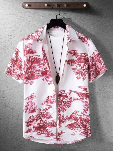 

men floral print shorts without tee a3l0#, White;black