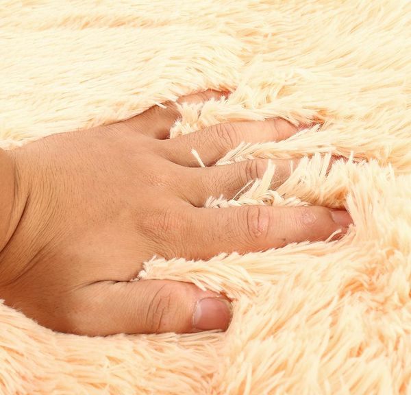 

double-faced faux fur blanket soft fluffy sherpa throw blankets for beds cover shaggy bedspread plaid fourru bbypyy bdesports