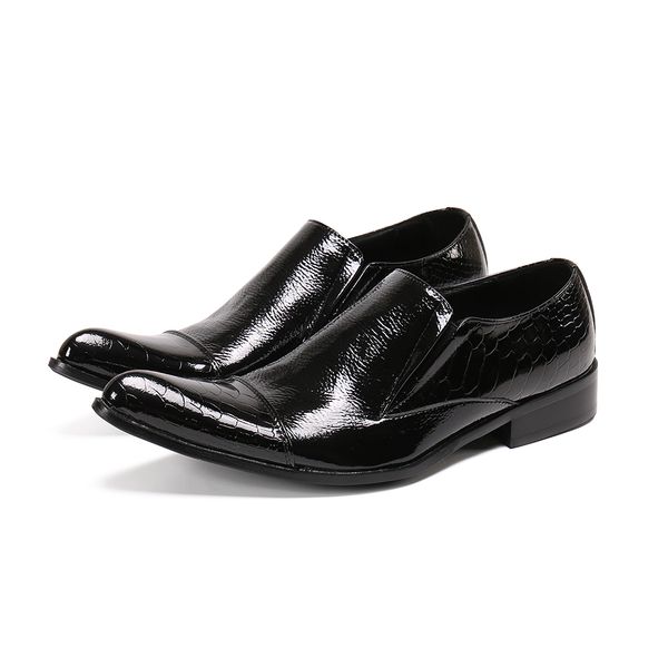 

2020 o mens slide in leather shoes for man oxford more size12 ux8u, Black