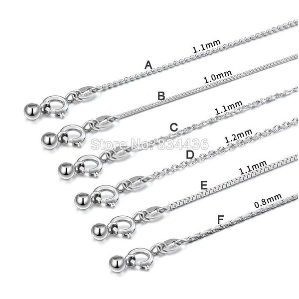 

50pcs gold tone 316l adjustable stainless steel needle end universal necklace chains women's diy acccessories jewelry gifts bulk, Silver