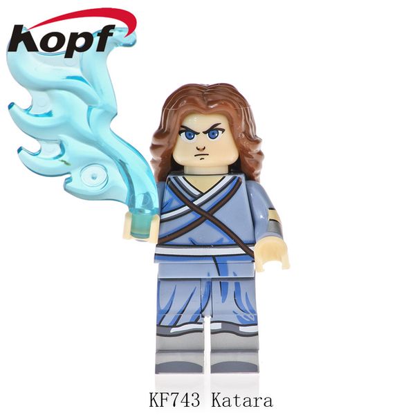 

block toys avatar: the last airbender series building block man aang katara cartoons blocks selling educational toys gift of the