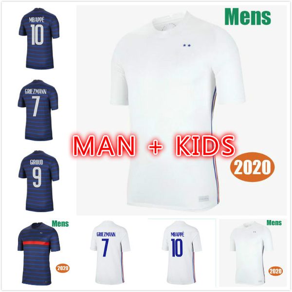 

2020 mbappe griezmann soccer jersey de 20 21 hernandez varane giroud thauvin rance kante pogba maillot de foot jerseys football shirts, Black;yellow