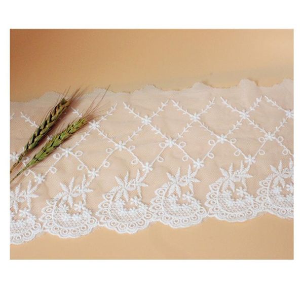 

15cm, 3yards/lot cotton embroidery mesh fabric for hand-made accessories sewing materials x439 15cm, 3y jllres