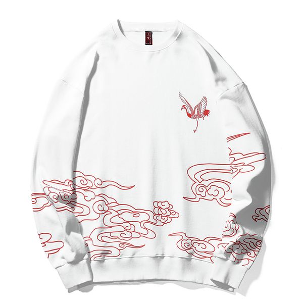 

2021 new hipster streetwear animal hoodies man hip hop street funny crewneck sweatshirt cotton male sweater ezcx qmi2, Black