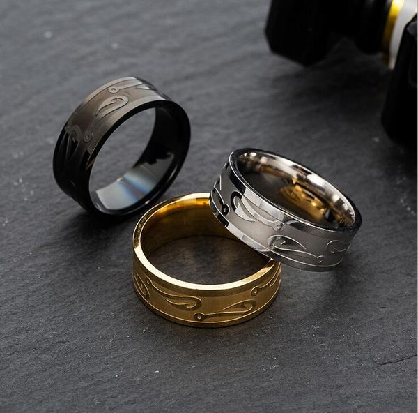 

винтаж ретро нержавеющая сталь мужские женские крестные кольца высокого качества личности панк хип-хоп кольцо мода ювелирные изделия подарок, Silver