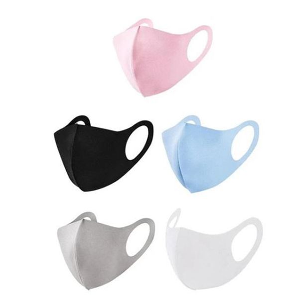 

black anti dust washable reusable protective mouth cycling mask women men kids dustproof mouth- muffle mask