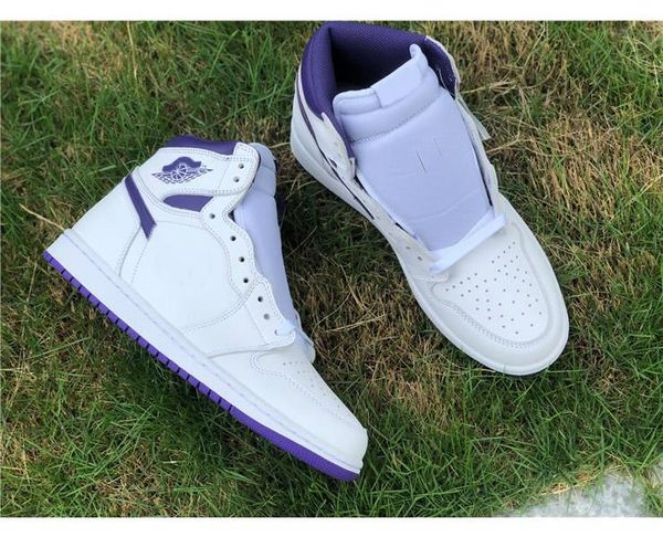 

og quality designer outdoor shoes 1 og high white court purple men 1s i sports sneakers trainers with box