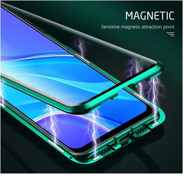 

full double sided glass magnetic case for xiaomi redmi note 10 8 7 pro case for redmi 9 8a bbympi