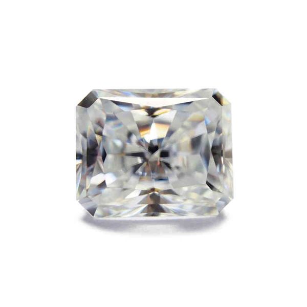 100% Genuine Gemstones Soltos Moissanite Stone Corte de Radiant 2CT 6 * 8mm D Cor VVS1 Viennois Jóias Passe Passe Diamond Tester Gem
