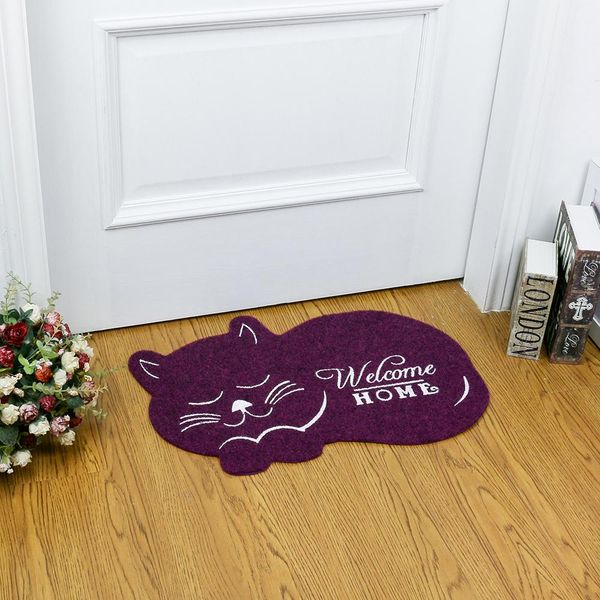 

cat shape door mat 3858cm floormat kitchen carpet toilet tapete water absorption rug non slip porch mat cc 002 wmtcey petsyard