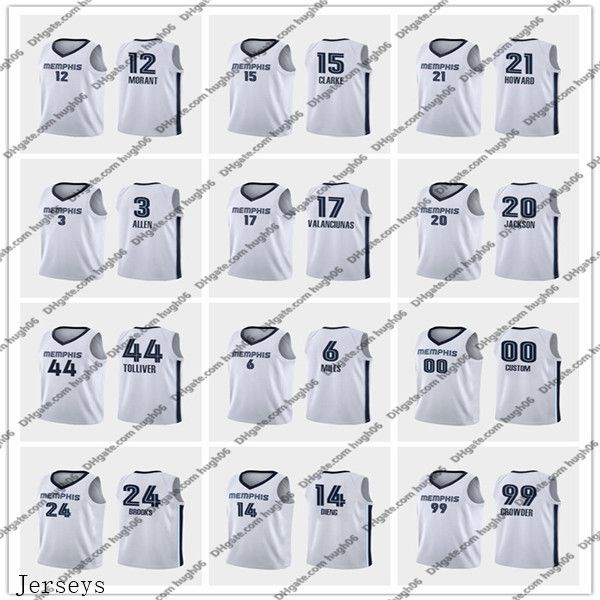 

men grizzlies memphis 12 morant 13 jackson jr. 33 gasol 11 conley ja jaren marc mike association basketball jerseys, Black