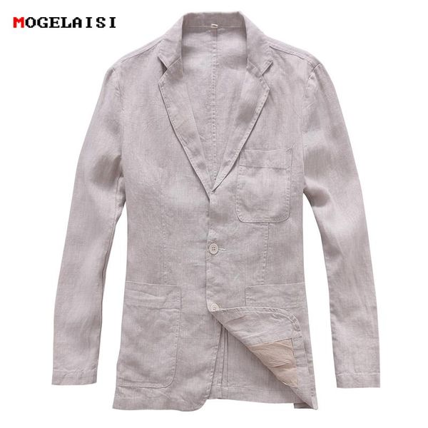 

autumn suits men linen cotton chinese style flax jacket slim retro men's suit solid single breasted jacket asian size s-xxl, White;black