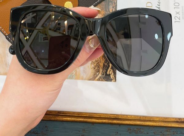 

black grey round sunglasses 1407 square shape thick rimmed angular fashion glasses for women sun shades uv protection with box, White;black