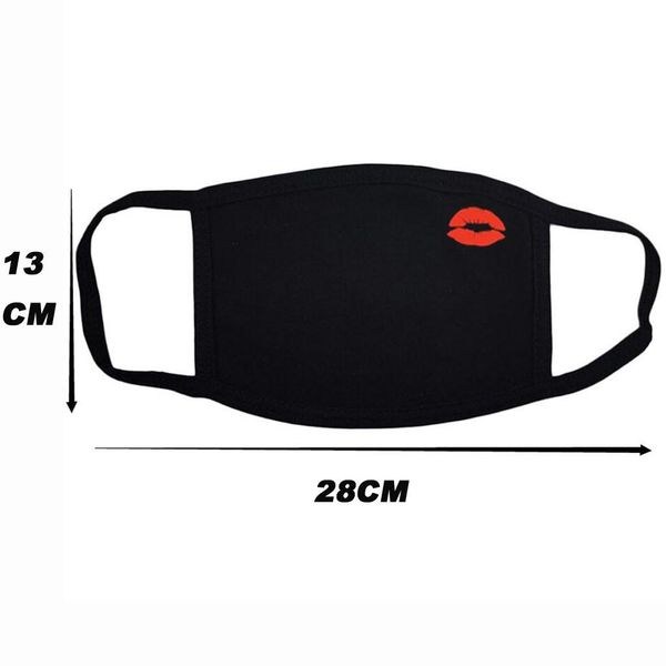 

маска для взрослого лица рот для губ для губ напечатанный пылезащитный ветрозащитный туманный туманный туманный дымчатый защитная маска лицо