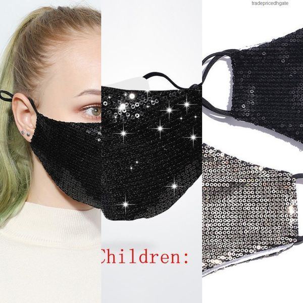 

mask dustproof mouth sequins bling pm2.5 fashion protective masks washable reusable 96hm mgg0