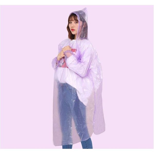 

thicken disposable raincoat children emergency waterproof hood poncho travel camping must rain coat qylldn lipper