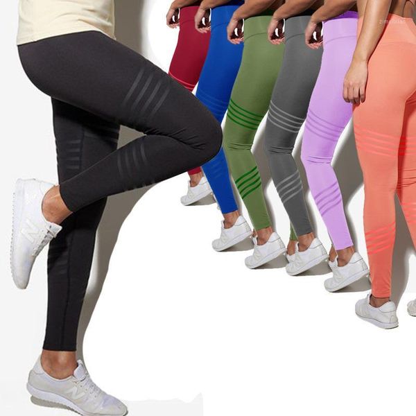 

high elastic fitness sport leggings solid color running sportswear sports pants women yoga pants quick drying training trousers1, White;red