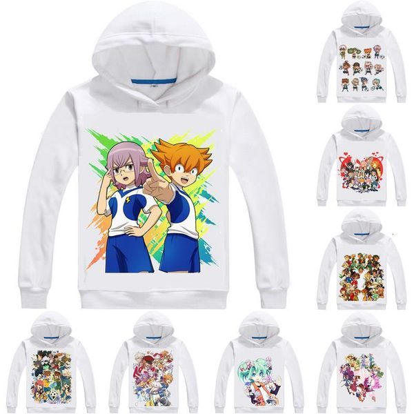 

inazuma eleven go 2 chrono каменные толстовки мульти-стиль с капюшоном с капюшоном go inazuma irebun go tenma matsukaze cosplay fullshirts, Black