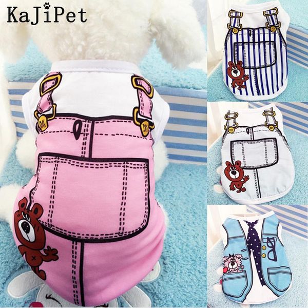 

dog apparel fake 2 clothes for small dogs chihuahua cartoon pet puppy cute vest dog-clothes-tailup