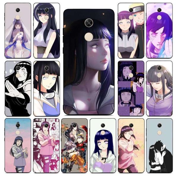 

fhnblj animation hiuga hinata naruto mobile phone cover is redmi note 4 5 7 8 9 pro 8t 5a 4x shell layer4fre