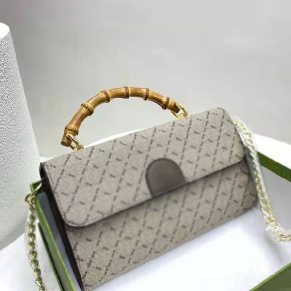

designer women bamboo handle crossbody bag luxurys designers bags italy brand vintage diana printed flap shoulder handbag genuine leather me