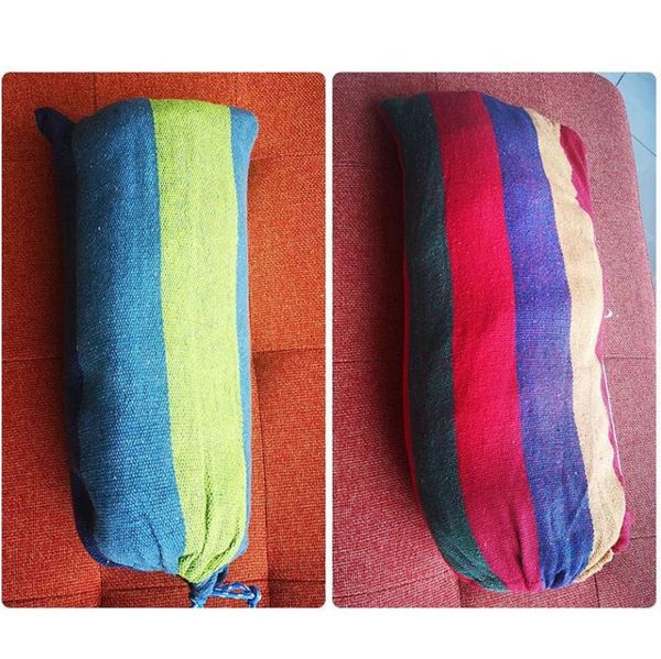 

горячая sale190x150см радуга открытый досуг портативный гамак холст гамаки сверхлегкий садовый спорт дом путешествия кемпинг гамак f sqcpql