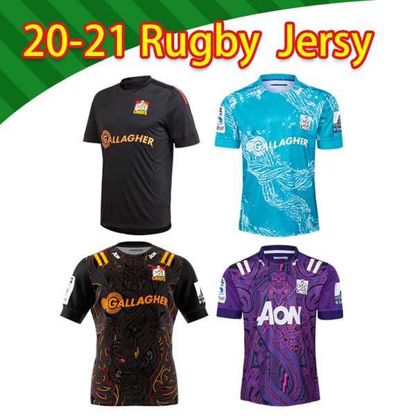

new 2020 chief super nice rugby jerseys home away league shirt 20 21 rugby jersey zealand chief performance rugby shirts, Black;gray