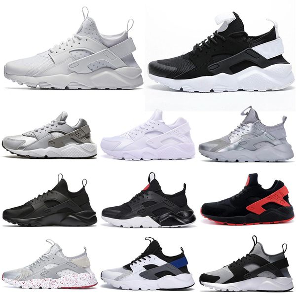 

huarache i iv ultra running shoes for men women triple black white red grey oreo sneakers trainer breathable sports shoes