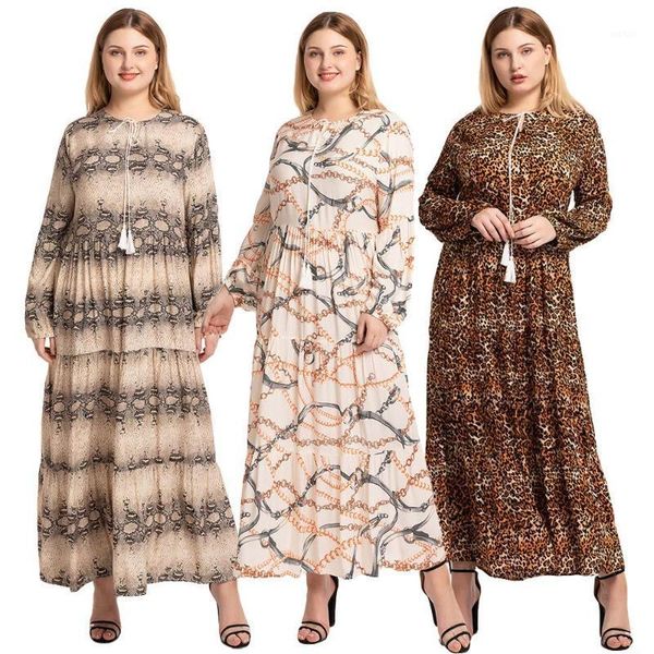 

2020 new plus size abaya maxi dress women muslim printed kaftan jilbab islamic pleated long robe turkish arab casual loose gown1, Red