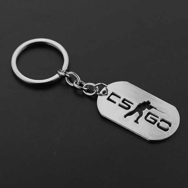 

cs cool man key ring war cf key finder soldier key chain fashion boy alloy lucky amulet holder accessories new game bbycli