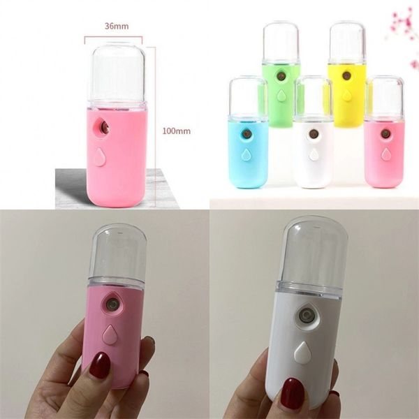 

face moisture water supply instrument nanometer hold portable cosmetology spray bottle mini compact humidifier usb pillar new 5 25lb m2