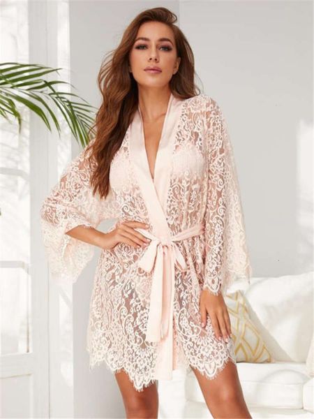 

seductive and new lingerie women's net lace perspective transparent sleeping drs nightgown, Black;white