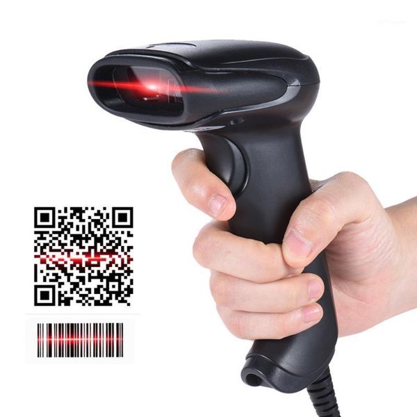 

scanners high speed handheld led light wired 1d 2d qr barcode scanner portable for mobile payment supermarket express warehouse1