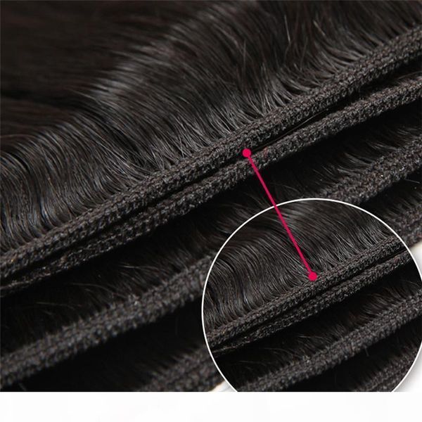 

a 8a brazilian body wave bundles unprocessed brazilian straight human hair extension deep wave hair water wave virgin hair bundles, Black