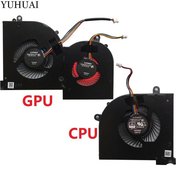 

new cooling fan for msi gs65 ms-16q2 16q2-cpu-cw 16q2-gpu-cw cpu gpu fan