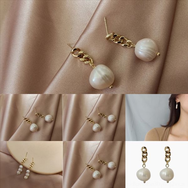 

gbpc new baroque star shell ocean pearl ear big earrings 2012ring crystal tassel earring women ear ring hypoallergenic wedding jewelery, Golden
