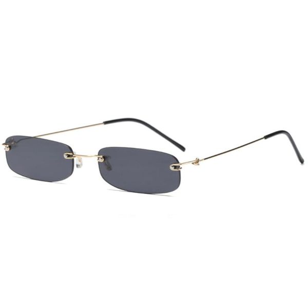 

sunglasses women 2021 sun glasses for vintage frameless sunglass summer uv protection, White;black