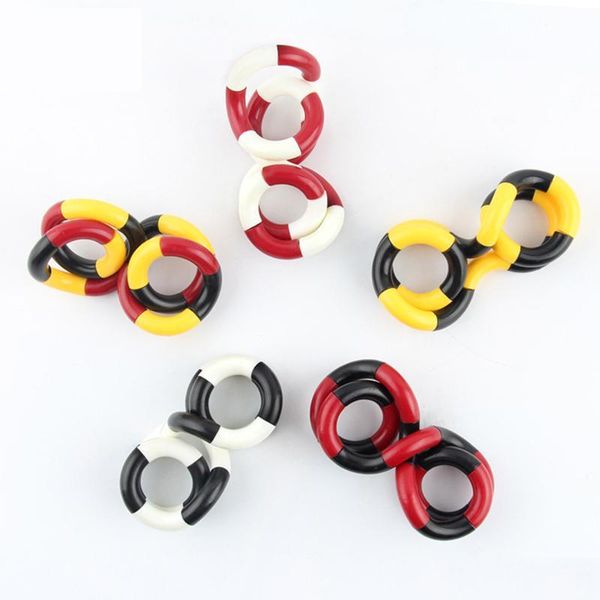 

anti stress toys hand sensory decompression twisted winding toy finger for kids autism dexterity training tangle fidget toy